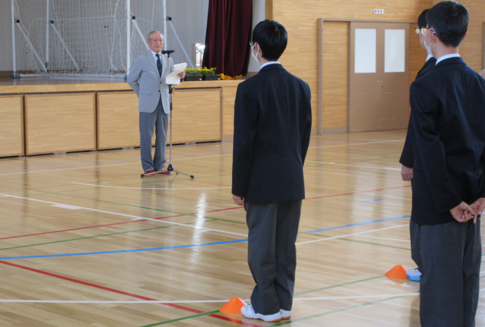 会長から感謝の言葉
