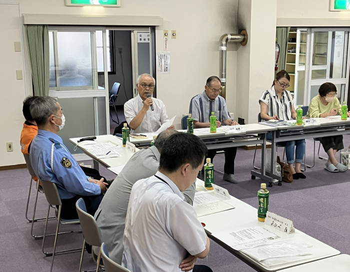 交通安全部長会議の様子