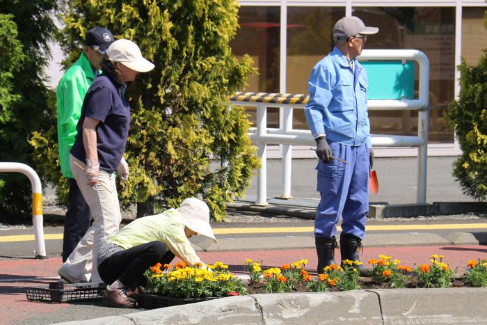 花植えの様子2