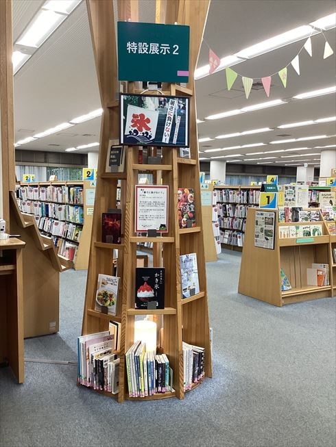 「暑さに負けない！」の展示