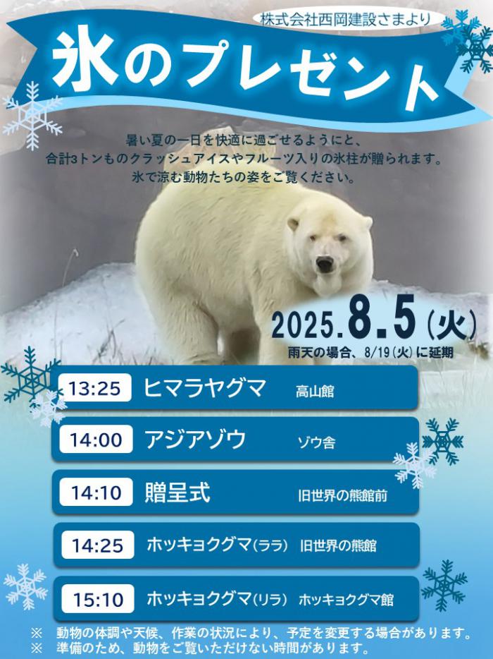 氷のプレゼントポスター2025