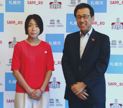 ジョージア柔道オリンピック代表コーチ表敬訪問