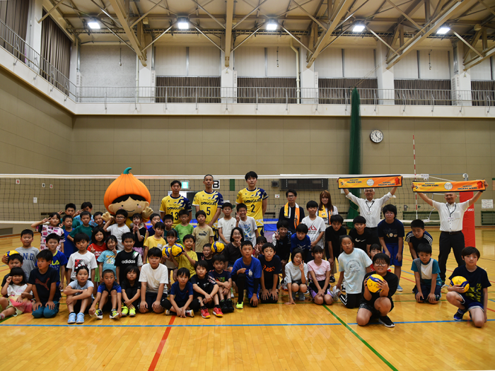 「北海道イエロースターズ」によるバレーボール体験会4