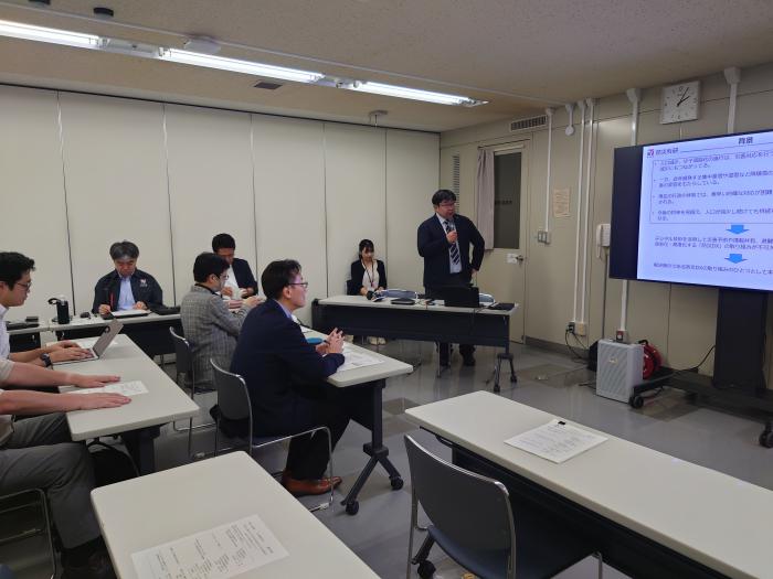 中村センター長の発表の様子