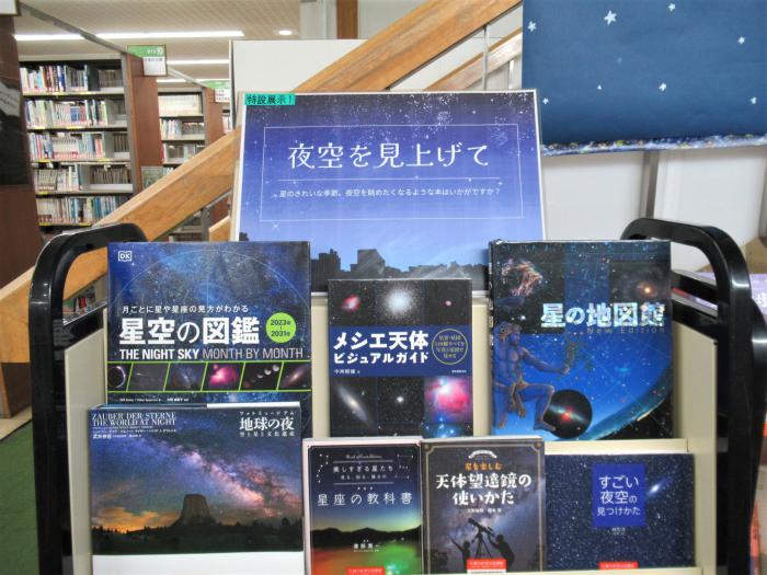 「夜空を見上げて」展示写真1
