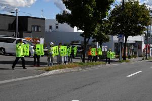 秋の交通安全運動街頭啓発2