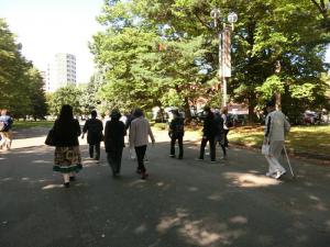 ウォーキングの様子1
