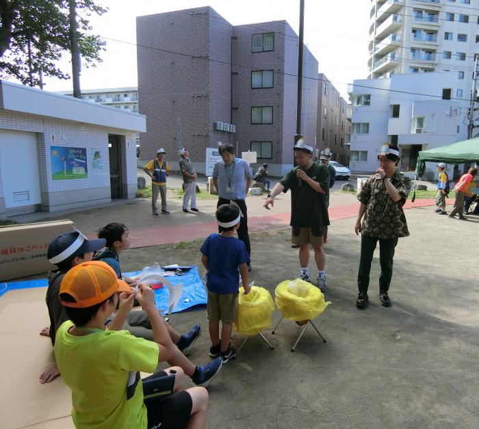 中の島町内会連合会1区夏祭り様子1