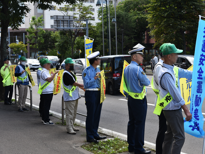 秋の交通安全街頭啓発3