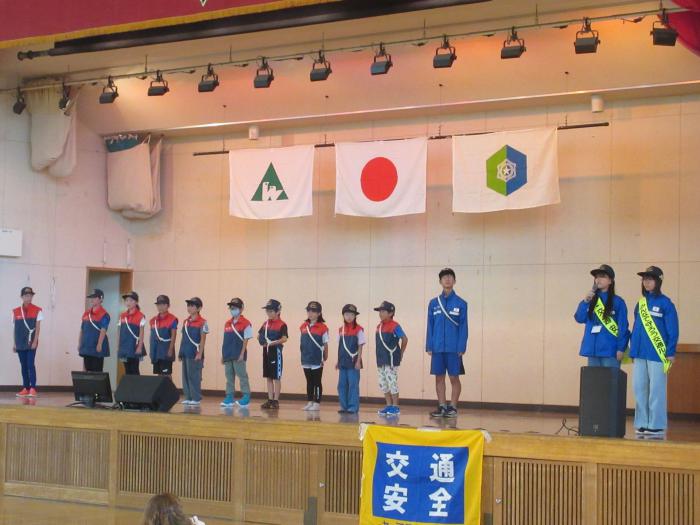 交通安全総決起大会(消防クラブ)