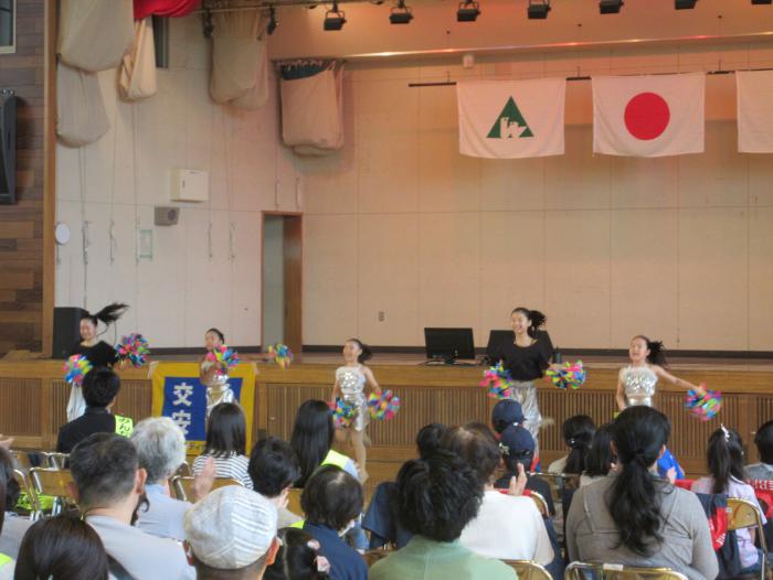 交通安全総決起大会(バトン)