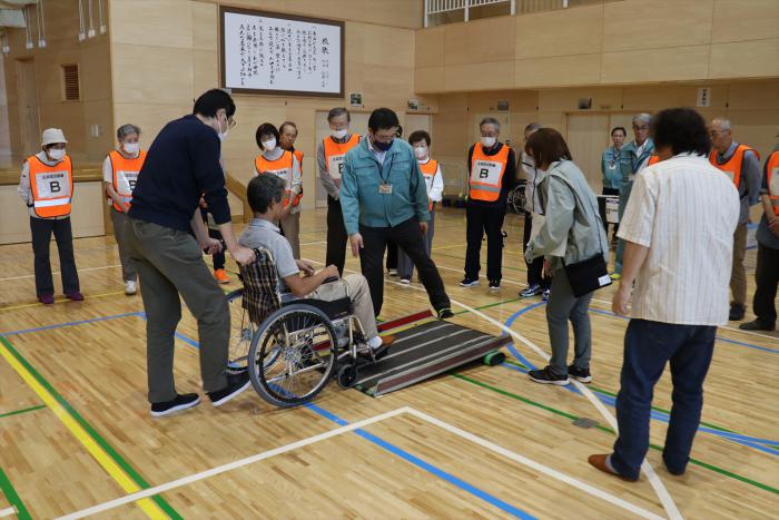車椅子操作訓練