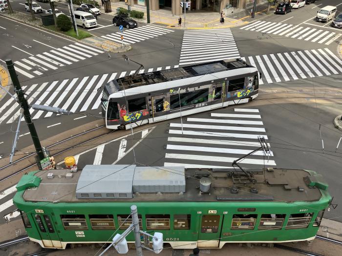 新旧の電車
