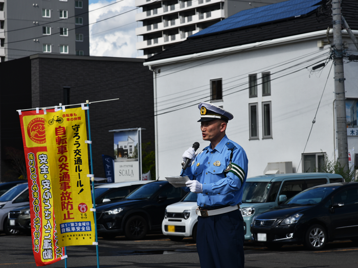 令和7年度「地域安全大会」・青パト隊出動式1