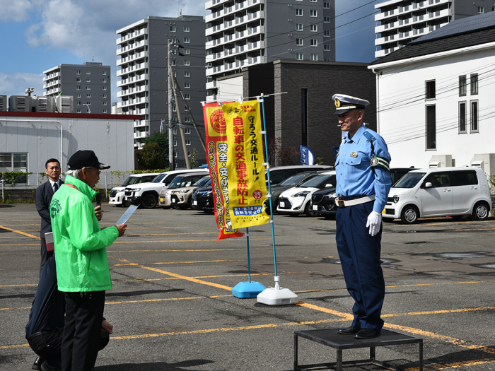 令和7年度「地域安全大会」・青パト隊出動式3