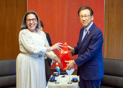 駐日キューバ共和国大使表敬訪問