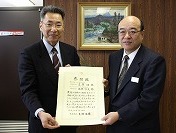 贈呈式当日の写真
