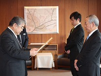 贈呈式当日の写真