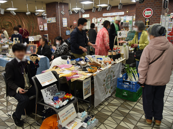東区ふくしマルシェを開催1