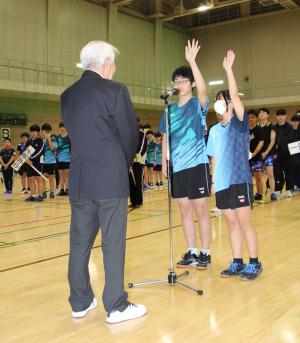 選手宣誓の様子