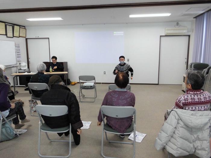 最後に足踏み運動