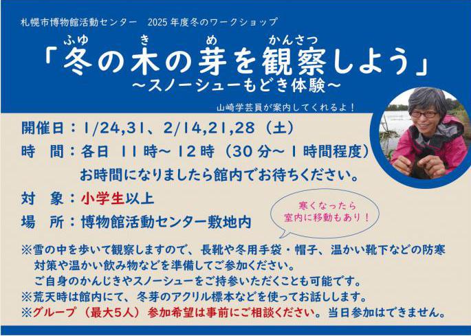 冬芽観察会案内