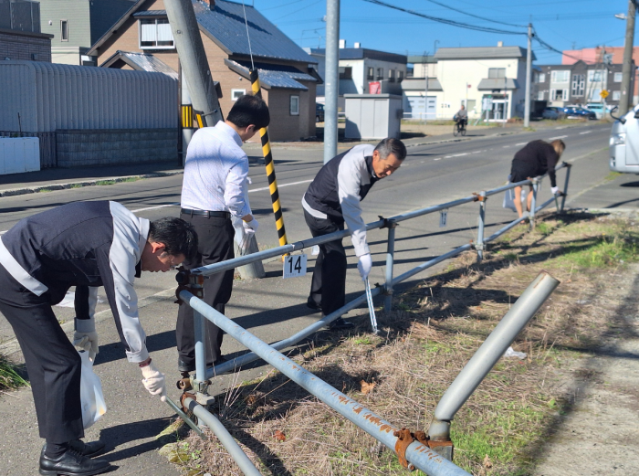 ゴミ拾い