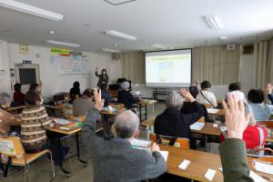 管理栄養士による講話の様子