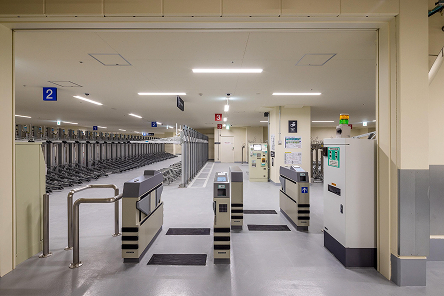 写真:公共駐輪場