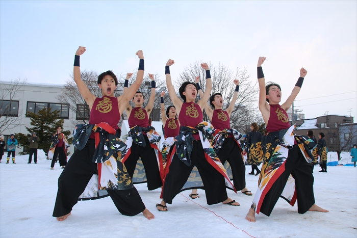 北海道大学"縁"による演舞