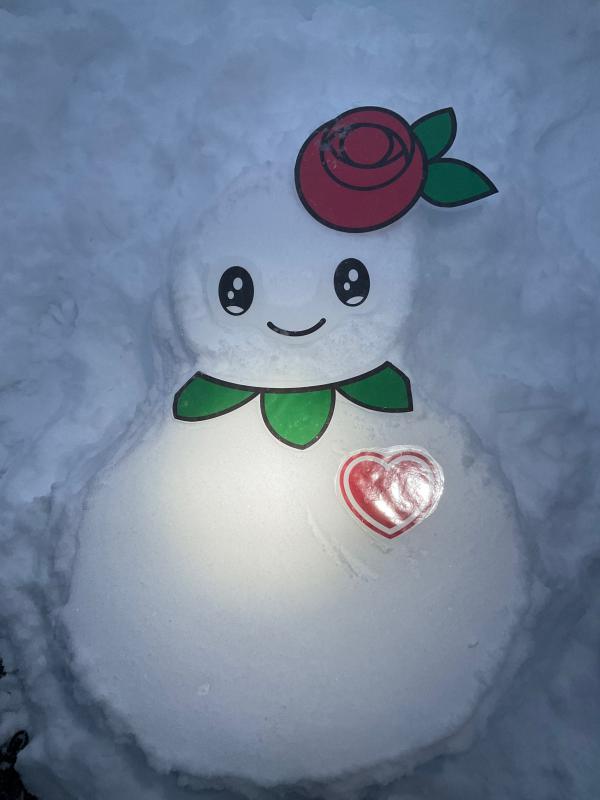 ファミリーマート賞1（雪だるまフォト部門　団体の部）