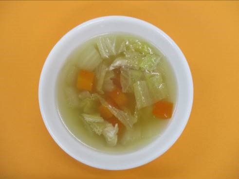 ポークと野菜のスープの写真