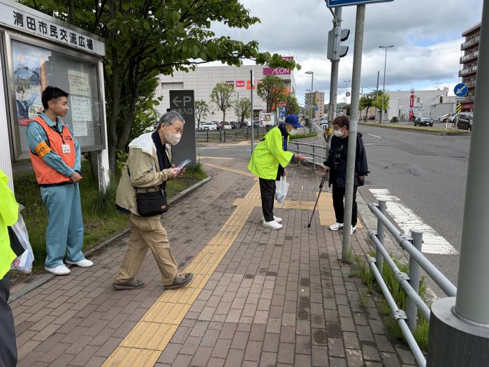 清田区ごみゼロの日街頭啓発キャンペーン1