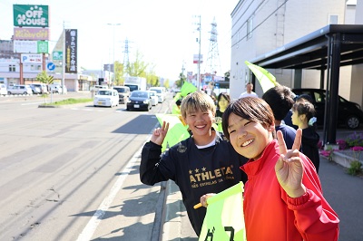 街頭啓発の様子4