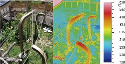 画像:改修後の熱画像