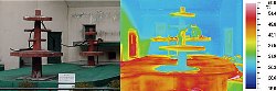 画像:回収前の熱画像