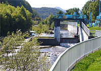 西野浄水場取水堰（琴似発寒川）