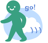 イラスト:ウォーキング