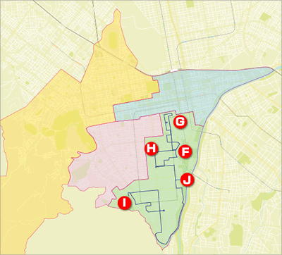 豊水・西創成・曙・山鼻エリア地図