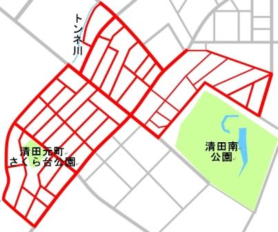 清田元町ゆうあいクラブ活動区域