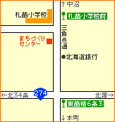 札苗まちづくりセンター地図