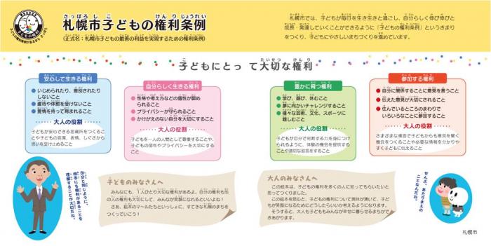 画像:子どもの権利の絵本「おばけのマールとすてきなまち」子どもの権利条例のページ