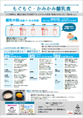もぐもぐ・かみかみ離乳食