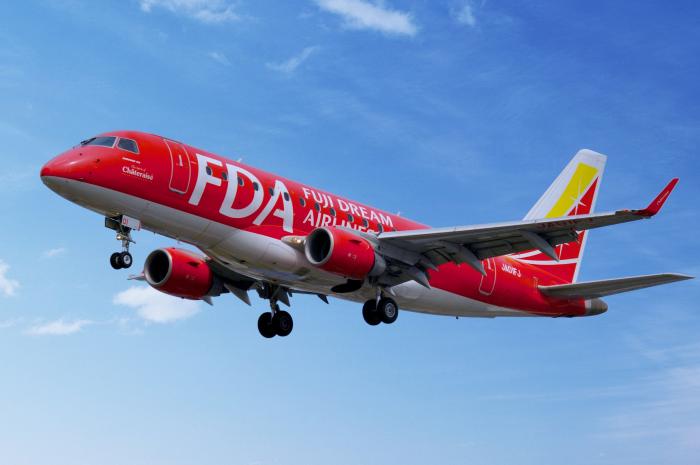 フジドリームエアラインズの飛行機の写真3