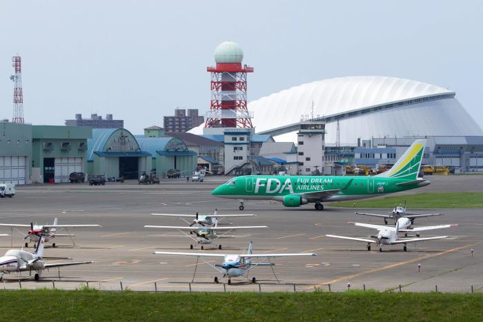 フジドリームエアラインズの飛行機の写真1