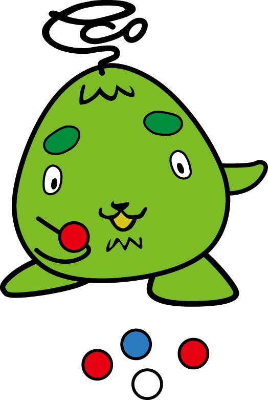 ボッチャするやまベェの画像